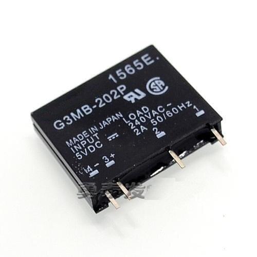 1pcs G3MB-202P DC-AC PCB SSR In 5V DC Out 240V AC 2A Solid State Relay Module 1PCS