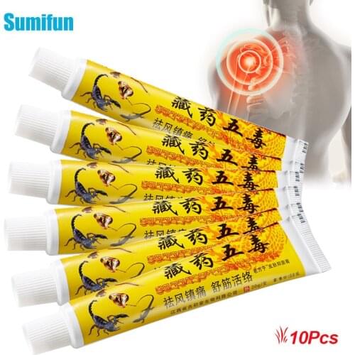 10Pcs Scorpion Venom Analgesic Ointment For Treat Rheumatoid Arthritis Muscle Pain Relief Cream Lumbar Massage Medical Plaster