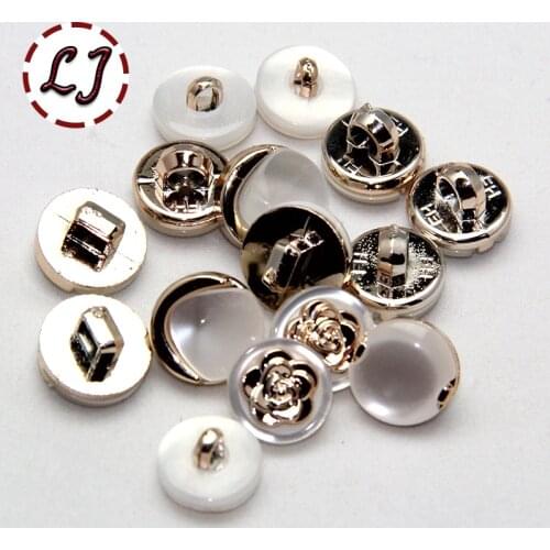 2015 new fashion 30pcs/lot beads combined buttons round plastic button clothing sewing accessories scrapbook