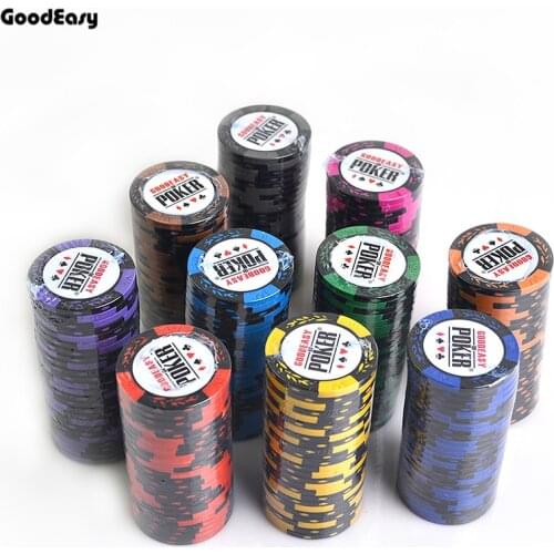 500PCS/SET 14g Casino Wheat Poker Chips set Colorful Clay Chips Texas Hold'em Chips Sets+Suitcase+Button+Table Cloth+Big Dealer