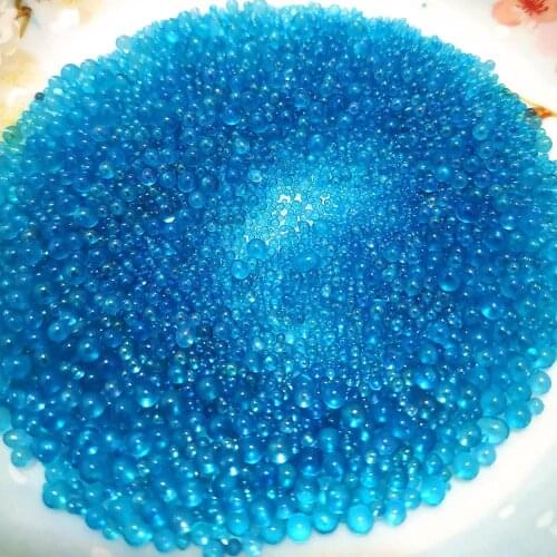 450g 0.6-3 mm Blue Bubble Ball Beads Colorful Mini Crystal Glass Beads For Clothing Accessories DIY Craft Homemade Scrapbook