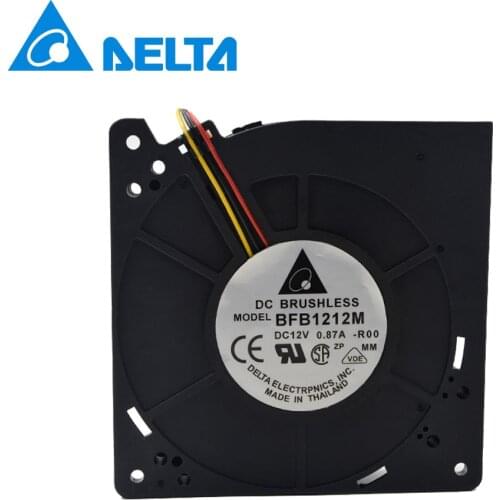 For DELTA 12CM BFB1212M 120mm 12V 0.87A 12032 turbo cooling fan blower