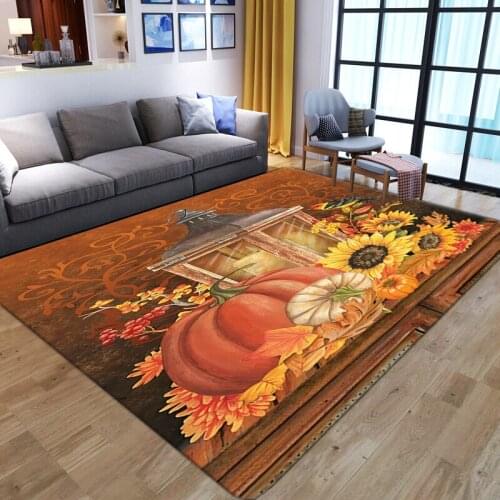 Halloween Doormats Soft Flannel kitchen Floor Mat Nordic Halloween Home Decorate Large Carpets for Living Room Bedroom Area Rugs