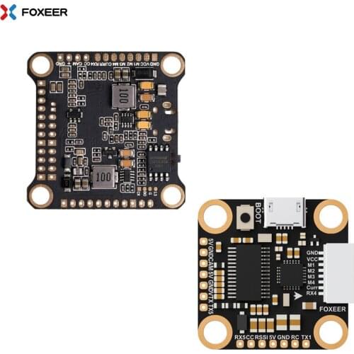 Foxeer F722 V2 Mini MPU6000 3-6S Dual BEC OSD Micro USB Flight Control for RC Drone FPV Racing Freestyle Foxeer Cameras