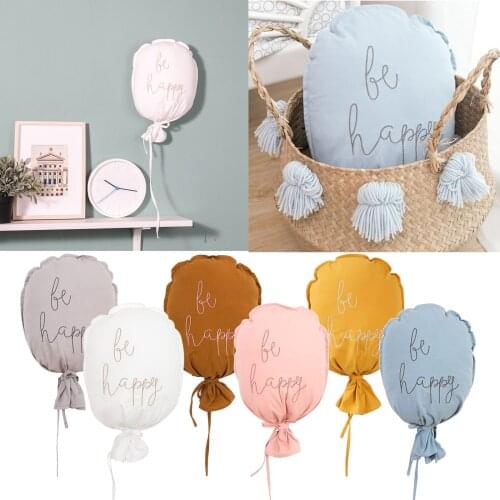 Cotton Cartoon Balloon Pendant ing Pillow Nordic Style Kids Baby Room Wall Decor Tent ing Baby Photography Props