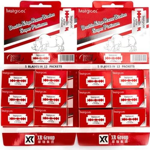 30/60 PCS Razor Blades Stainless Steel Safety Razor Blades For ShavingRazor,For Beard Double Edge Razor,Shaving Hair Removal