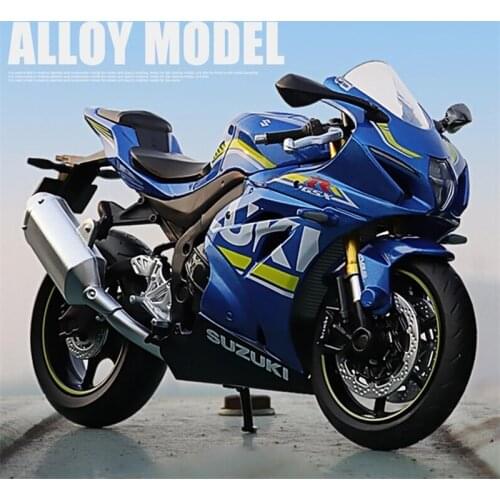 NEW 1:12 SUZUKI GSX-R1000 Racing Motorcycles Model Diecast Simulation Alloy Metal Motorcycle Model Collection Childrens Toy Gift