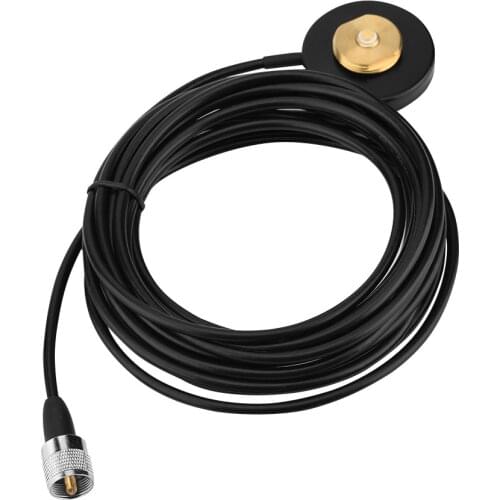 SOONHUA NMO Base UHF/VHF NMO Mount Magnetic Bases For Car Mobile Radio Antenna With Cable