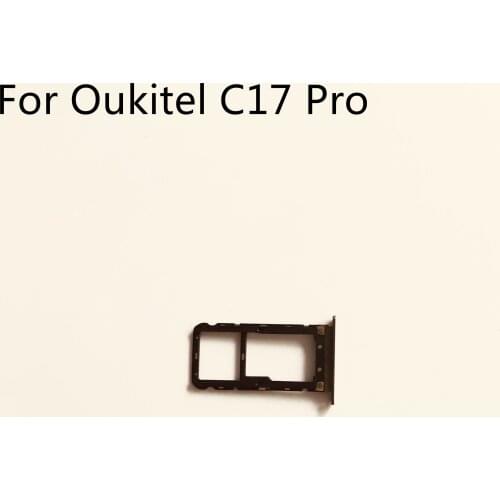 OUKITEL C17 Pro Used Sim Card Holder Tray Card Slot For OUKITEL C17 Pro MTK6763 Octa Core 6.35" 1560x720 Free Shipping