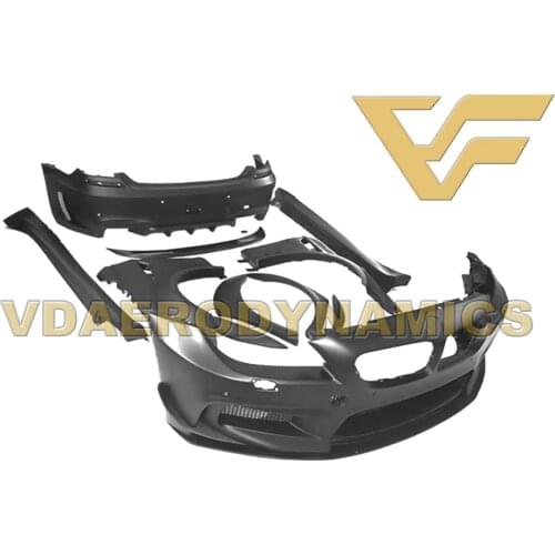Suitable For 11-16 BMW F06 F12 F13 640i 640d 650i VAD-PD Widebody Full Body Kit Front Rear Bumper Fender Flares Side Skirts