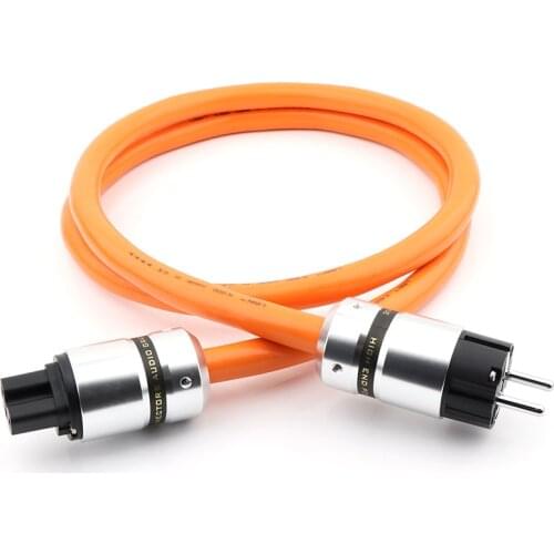LINN K800 5N OFC Pure Copper European standard Power Connector EU Schuko Power Cord HIFI