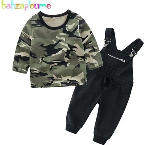 2Piece 1-5Years Spring Fall Baby Wear Boys Clothing Sets Long Sleeve T-shirt+Pants Fashion Kids Outfits Children Clothes BC1478