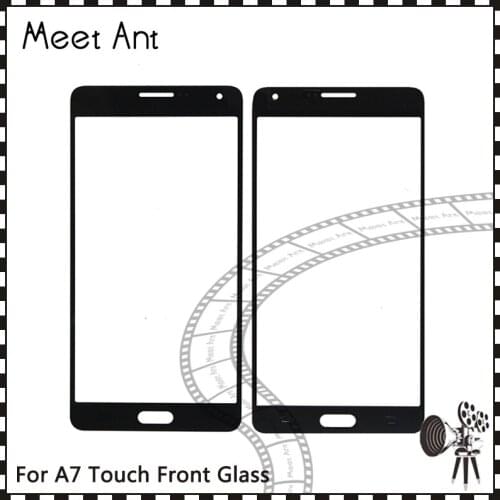 10Pcs/lot For Samsung Galaxy A7 2015 A700 A700F 2016 A710 A710H A710F 2017 A720 A720F Front Outer Glass Lens Touch Screen Panel