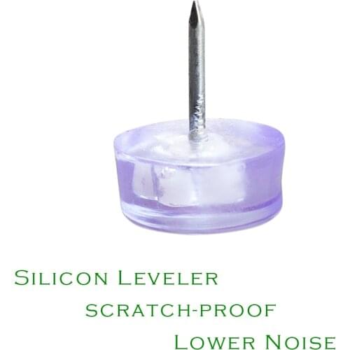 Chair Desk Cabinet etc Furniture translucent silicon rubber Leveler