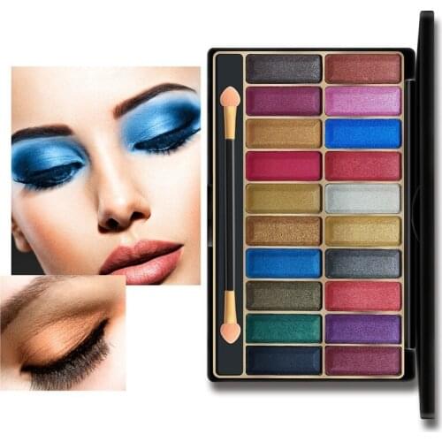 20 Color Eyeshadow Palette Spotlight Colorful Artist Shimmer Glitter Matte Pigmented Powder Pressed Eyeshadow Makeup Kit Glitter
