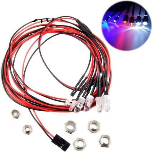2020 New Model Car Upgrade Modified Parts LED Car Light 4/6 Lights 5mm Lamp Beads