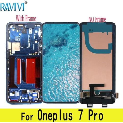 6.67'' 1+7Pro AMOLED LCD For Oneplus 7 Pro LCD Display Touch Screen Digitizer Assembly Replacement For Oneplus7Pro