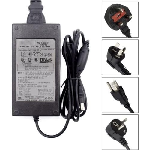 For Dell 12V 3A Laptop Power Supply AC Charger Adapter PSCV360104A 1503FP - Used