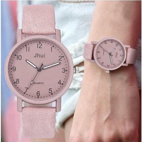 Hot Fashion Women Simple Dial Wrist Watches Casual Luxury Leather Quartz Watch Gift Clock Relogio Feminino Drop Shipping reloj