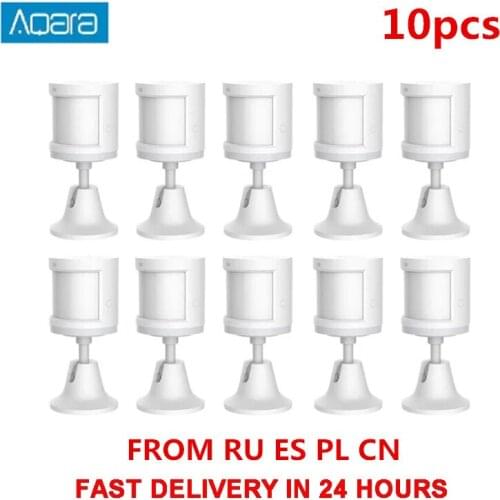 Aqara Motion Sensor Zigbee Connection For Alarm System and Smart Home Automation Broad Detection Range Work with Apple Homekit