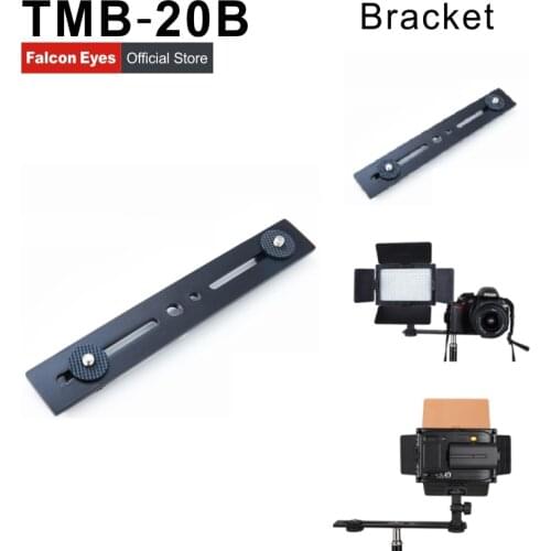 Camera Flash Bracket Light Stand Mount Holder with two Hot Shoe for Universal flash Photo Studio Accessories TMB-20B 30D