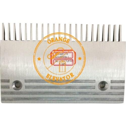 Escalator Aluminium Comb Plate 5130668D10 5130668H01 L202mm Hole Pitch 140mm Right Side 22 Teeth