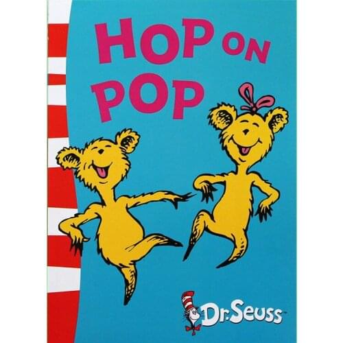 Hop on pop Dr.Seuss Interesting Story Parent Child Kids Picture English Books Christmas Gift Age 3 up