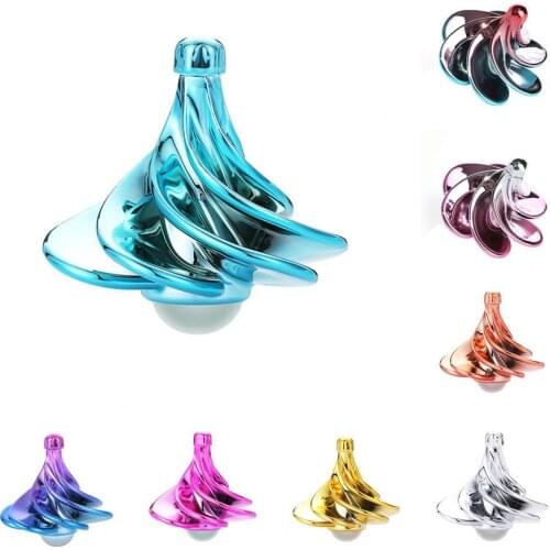 Classic Wind-driven Spinner Gyro Toy Plastic Fingertip Stunt Gyroscope Toy for Kid Adult Toy Gift 4.2*3.8cm