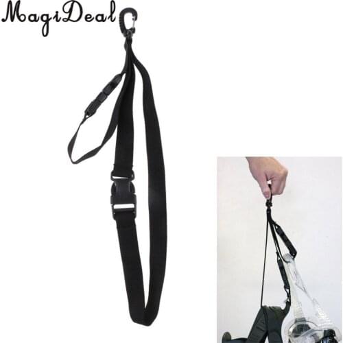 MagiDeal Deluxe Nylon Dual Loop Webbing Fin Mask Keeper Strap Holder Lanyard for Scuba Diving Gear Equipment Accessories