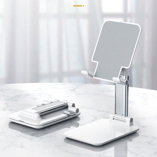 Desk Mobile Phone Holder Stand For iPhone iPad Xiaomi Adjustable Metal Desktop Tablet Holder Universal Table Cell Phone Stand