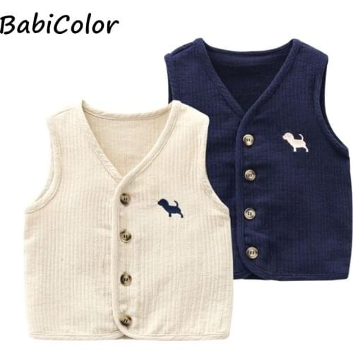Babys Clothing Vests & Waistcoats Cotton Vest for Baby Girl Boy Winter Autumn Warm Vest Children Sleeveless Jacket Coats