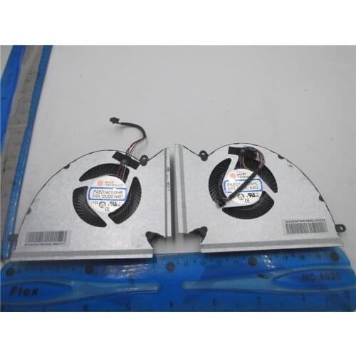Laptop CPU GPU Cooling Fan For MSI GP76 Leopard GE76 Raider Notebook PC Fans Cooler Radiator PABD1A010SHR N451 PABD1A010SHL N452
