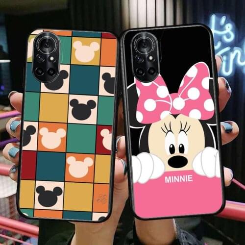 Funny cartoon Mickey fashion2021 Clear Phone Case For Huawei Honor 20 10 9 8A 7 5T X Pro Lite 5G Black Etui Coque Hoesjes Comi
