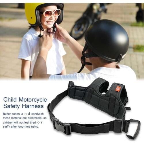 Child Motorcycle Safety Harness Non-Slip Safety Strap Seat Belt For Most Motorcycles ATVs And Snowmobiles Scooter Accessories