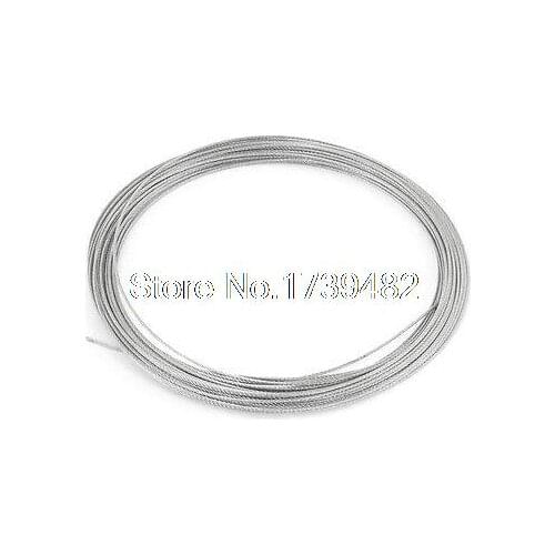 Grinding Machine 1mm Dia 7x7 10M Long Stainless Steel Wire Rope Cable