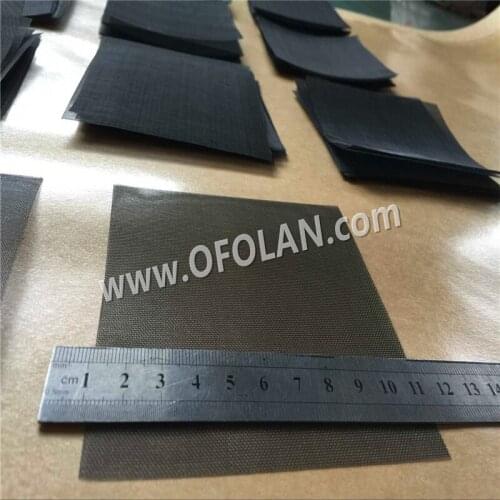 50 Mesh Best Price Aperture 0.35mm Titanium Electrode Mesh/Network For Chemical Filter/Sewage Treatment Sales 10cm*100cm