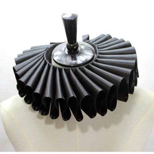 Vintage Victorian Elizabethan Ruffles Neck Collar Handmade Detachable Ruff Collars Neck Accessory