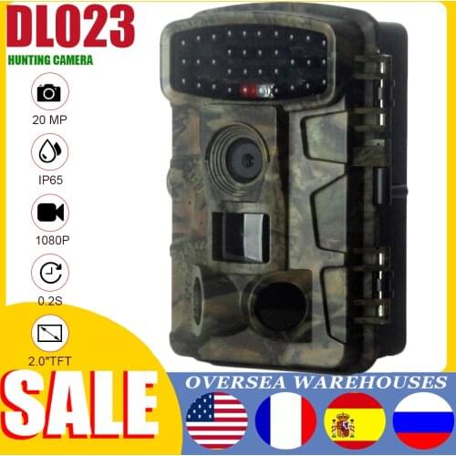 Trail Camera DL023 20MP 1080P Waterproof Outdoor Wildlife Monitoring Camera Home Security Surveillance Night Vision Camera