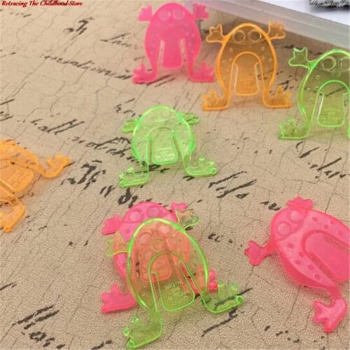 10Pcs Jumping Frog Hoppers Game Kids gift toys Birthday Party Toys for Girl Boy Goody Bag Pinata Fillers Wholesale
