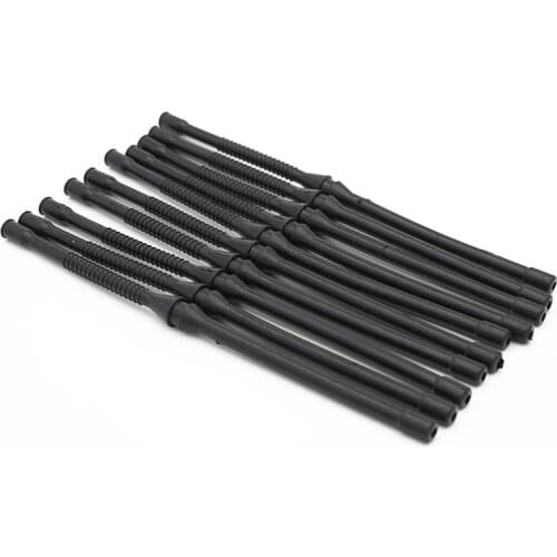 10Pcs/Set Black Fuel Hose Pipe Fit For Chinese Chainsaw 45CC 52CC 58CC 4500 5200 5800 MT-9999 Spare Tool Part