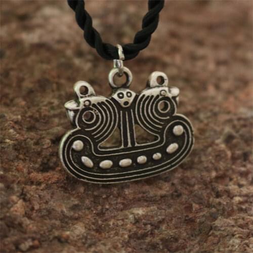 10pcs wholesale Drakkar Ship Viking Necklace Pendant Warrior, Boat, Talisman men necklace Longboat Langskip jewelry