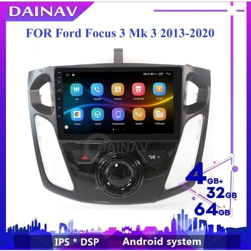 Android AI Voice Control Car Radio For Ford Focus Mk 3 2012-2019 Multimedia Video Player Navigation stereo autoaudio