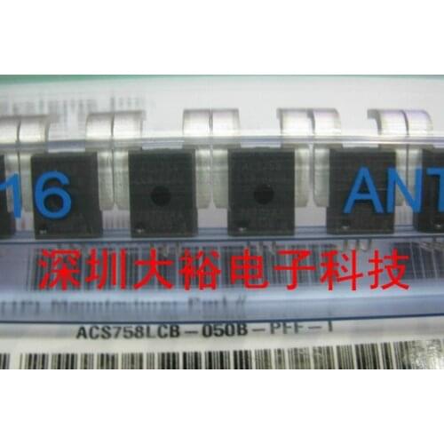 Free shipping ACS758LCB-050B-PFF-T Holzer component current sensor to detect DC AC 50A