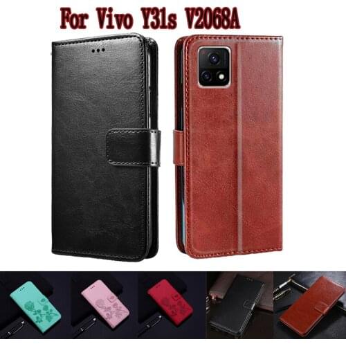 Case For Vivo Y31s V2068A V2054A Cover Funda Phone Protective Shell Case For Vivo Y31 s Flip Wallet Leather Book Etui Capa Coque