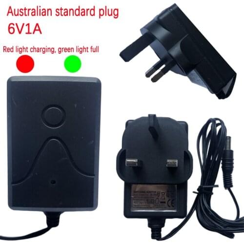 AU plug Ride on childrens electric car charger 6V1A, Australian standard plug Baby toy car power adapter,Battery charger 6V1000