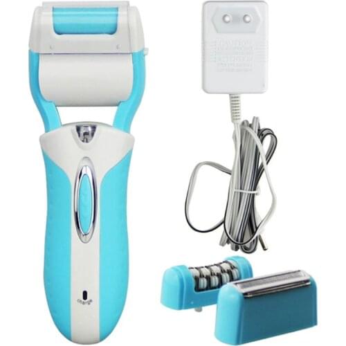 3 In 1 Electric Epilator Hair Removal Painless Shaving Bikini Trimmer Foot File Pedicure Tools D0AB