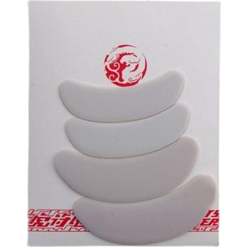 C1FB 2 Sets/pack Tiger Gaming Mouse Feet Mouse Skate For VAXEE ZYGEN NP-01 Mouse White Mouse Glides Curve Edge