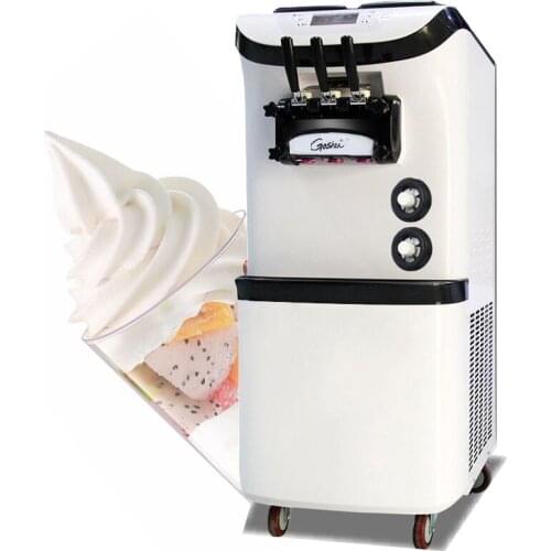 Commercial Three Flavors Ice Cream Machine For Dessert Shops Stainless Steel Ice Cream Maker BX368CRED2