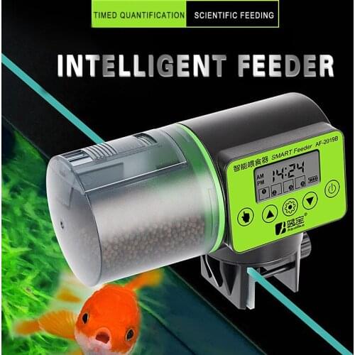 200ml Fish Tank Feed Tableware Fully Automatic Smart Timing Fish Feeder Mini Feeder Aquarium Feeder Smart Automatic Fish Feeder