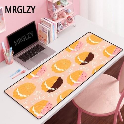 MRGLZY Drop Shipping XXL Kawaii Mouse Pad Gamer Large DeskMat Computer Gaming Peripheral Accessories Girl Heart MousePad for LOL